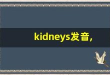 kidneys发音,怎么读,kidneys什么意思,kidneys例句用法-涂之词典