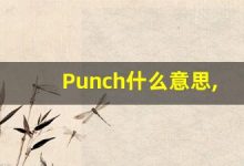 Punch什么意思,Punch用法,Punch的发音,Punch翻译-涂之词典