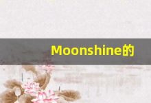Moonshine的翻译,Moonshine怎么读,Moonshine造句及用法-涂之词典