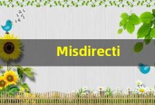 Misdirection的翻译,Misdirection怎么读,Misdirection造句及用法-涂之词典