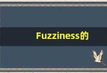 Fuzziness的翻译,Fuzziness怎么读,Fuzziness造句及用法-涂之词典