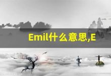 Emil什么意思,Emil用法,Emil的发音,Emil翻译-涂之词典