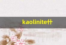 kaolinite什么意思,kaolinite造句用法,kaolinite的发音,kaolinite中文翻译-涂之词典