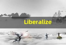 Liberalizer什么意思,Liberalizer用法,Liberalizer同义词,Liberalizer的发音-涂之词典