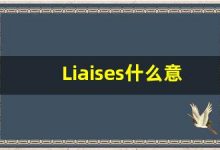 Liaises什么意思,Liaises用法,Liaises同义词,Liaises的发音-涂之词典