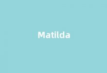 Matilda中文翻译,Matilda是什么意思,Matilda发音、用法及例句-涂之词典