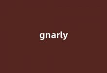 Gnarly中文翻译,Gnarly是什么意思,Gnarly发音、用法及例句(gnarly俚语是什么意思)-涂之词典