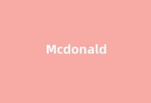 Mcdonald中文翻译,Mcdonald是什么意思,Mcdonald发音、用法及例句-涂之词典