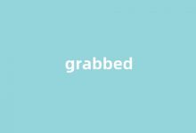 Grabbed中文翻译,Grabbed是什么意思,Grabbed发音、用法及例句(grabbed是什么意思)-涂之词典